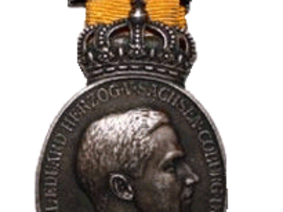 Herzog Carl Eduard-Medaille mit Schwerterspange